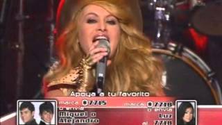 PAULINA RUBIO Y LOS TIGRES DEL NORTE GOLPES EN EL CORAZON EN LA [upl. by Cchaddie586]