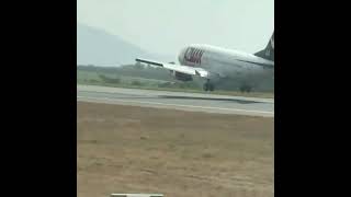 Azman Air Nigerian Airline landing [upl. by Elias]