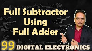 Full Subtractor Implementation with Full Adders Designing Circuit and Process [upl. by Paulo]