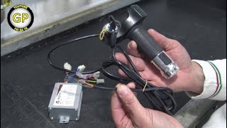 How to Connect a Control Unit and Accelerator of an Electric Scooter  DIY [upl. by Siderf]