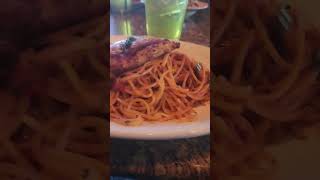 Chicken ParmigianoParmigiano pasta  BJs brewhouse Block of Orange Outlet California 11212024 [upl. by Art]