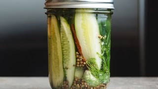 How to Make Perfect Homemade Dill Pickles  SAM THE COOKING GUY [upl. by Nitsyrk120]