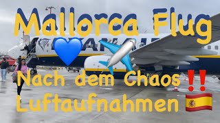 Flug Mallorca 🇪🇸 Hamburg 💙 vom Rollfeld gestartet amp gelandet ✈️ HH nach dem Chaos 👍Luftbilder 😍 [upl. by Repsihw]