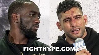 TERENCE CRAWFORD SAVAGELY TELLS AMIR KHAN quotTELL THE TRUTHquot ABOUT QUITTING DEBATE STOPPAGE [upl. by Lorelie922]