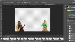 Photoshop Tutorial  Combine gifs in photoshop cs6 [upl. by Lethia]