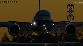 XPLANE 12 A WEE TEST AT KATL IN THE 777200ER [upl. by Ahsytal669]