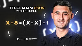 Tenglama muammolarimizga yechimmi  Bepul 5sinf matematika kursi 9dars  Ustoz AI [upl. by Ilat]