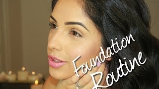 Foundation routineFlawless Skin [upl. by Gnah]