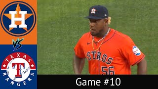 Astros VS Rangers Condensed Game 4724 [upl. by Trixi]