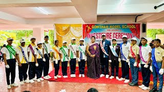 INVESTITURE CEREMONY AT GMS NALLAGANDLA [upl. by Nieberg]