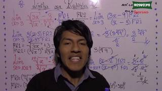 ¿Cómo resolver limites con raíces en el numerador y denominador parte 2 [upl. by Elsa]