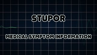 Stupor Medical Symptom [upl. by Ennaej]