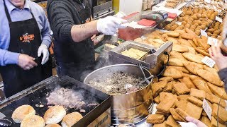 The Best of Sicily Street Food  Stigghiola Panelle Pani ca Meusa [upl. by Akemal]