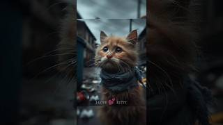 Kitty’s Dream Meal kittycat meow meowslovers kittenstory kittenlove poorcat [upl. by Yelrah798]