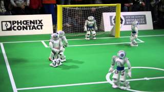 RoboCup 2012 German Open Magdeburg Quaterfinals SPITEAM vs HTWK 2nd Half [upl. by Gilboa764]