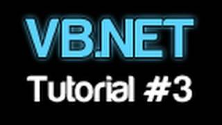 VBNET Tutorial 3  Variables Visual Basic 20082010 [upl. by Raul665]