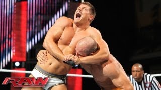 Cody Rhodes vs Antonio Cesaro Raw July 1 2013 [upl. by Noy]