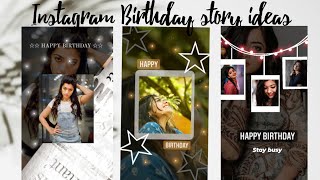 Creative Birthday Instagram story ideas  Birthday insta story ideas  Part8 [upl. by Ress981]