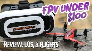 FPV under 100 Dromida Kodo FPV Race Pack Review LOS amp FPV Flight [upl. by Howund]