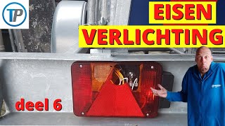 VERPLICHTE VERLICHTING AANHANGER AANHANGER VERLICHTING VOORSCHRIFTEN VERLICHTING AANHANGWAGEN [upl. by Ahse]