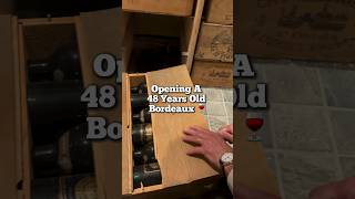 Uncorking a 1976 Château Palmer Vintage Bordeaux Experience🍷🎥wunderbrunnenopfikon wine bordeaux [upl. by Aled676]