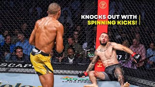 He Shocked His Opponents with His Devastating Kicks The Crazy Knockouts of Edson Barboza [upl. by Trenton236]