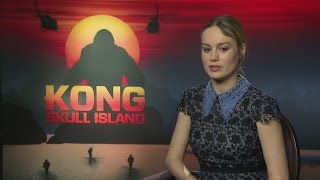 Kong Brie Larson speaks about Skull Island role [upl. by Guadalupe]