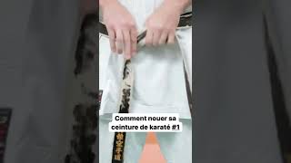 Comment mettre sa ceinture de karate shorts [upl. by Almena]