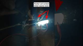 idea to make a variable led flasher for motorbike lights short tutorial idea [upl. by Ltney]