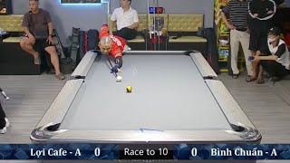 Billiards 9 ball  INFINITY OPEN 2024  Lợi Cafe A  Bình Chuẩn A  Race to 10 [upl. by Hanima171]