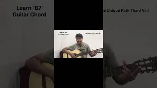 Learn quotB7quot Chord The Guitar guitarlesson guitarchords chords strings music [upl. by Ellehcan]