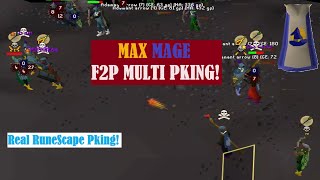 This is How You Multi PK with Max Mage  F2P Pking [upl. by Janot]