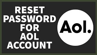 How to Reset Password for AOL Account  Change Your Password of AOL Account Forgot Password 2022 [upl. by Elianora]