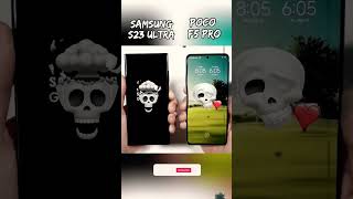 Samsung s23 ultra vs poco 5pro wait for end FaithPlayzZzYT viralvideo ytshorts shortfeed [upl. by Tatia663]