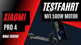 EScooter Tuning  500W Xiaomi Pro 24 Testfahrt Merkt man den 500W Motor Schafft er die 40kmh [upl. by Molahs]