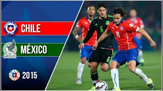 Chile 3  3 México  Copa América 2015  Fase de grupos [upl. by Lyle]