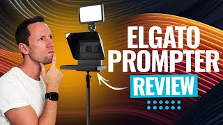 Best Teleprompter Ive Ever Used Elgato Prompter Review [upl. by Attezi]