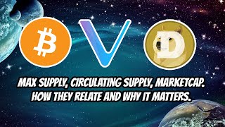 Max Supply Circulating Supply and Marketcap how it relates and why it matters [upl. by Heda]