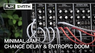 Minimal Jam Chance Delay amp Entropic Doom  random gates melodic noise analogue percussion [upl. by Ecenaj]