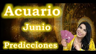 Acuario Mes de junio todo a tu favor dinero y progreso y en el amor todos quieren darte un futuro [upl. by Alamaj363]