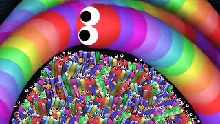 Slitherio AI 200000 Score Epic Slitherio Gameplay [upl. by Jerol]