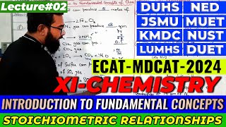 MDCATECAT2024  Chemistry  CH1  Introduction to Fundamental Concepts of Chemistry  Lec2 [upl. by Rebmaed]