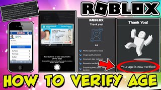 HOW TO VERIFY YOUR AGE ON ROBLOX TO ENABLE VOICE CHAT 2022 [upl. by Fritze]