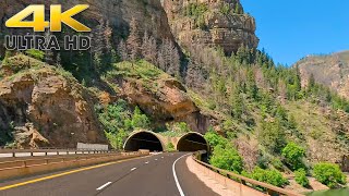 Glenwood Canyon Colorado Complete Scenic Drive 4K [upl. by Cleo]