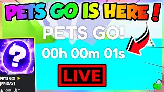 🔴LIVE Pet RNG is Now Called quotPETS GOquot RELEASE TODAY Roblox [upl. by Barret]