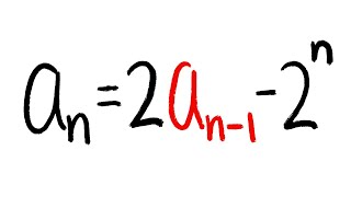 how to solve a recurrence relation 3 ways  1 bonus [upl. by Htezil694]