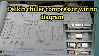 Daikin chiller compressor wiring diagram [upl. by Bueschel]