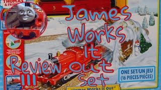 Trackmaster James Works It Out Set Review4 [upl. by Arbmik]