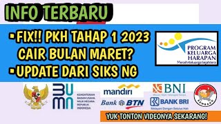 FIX PKH TAHAP 1 2023 CAIR BULAN MARET INFO SIKS NG pkh2023 bpnt2023 pkhhariini [upl. by Nerol862]