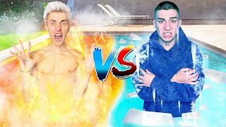 HOT vs COLD Pool Challenge [upl. by Eatnuahc521]